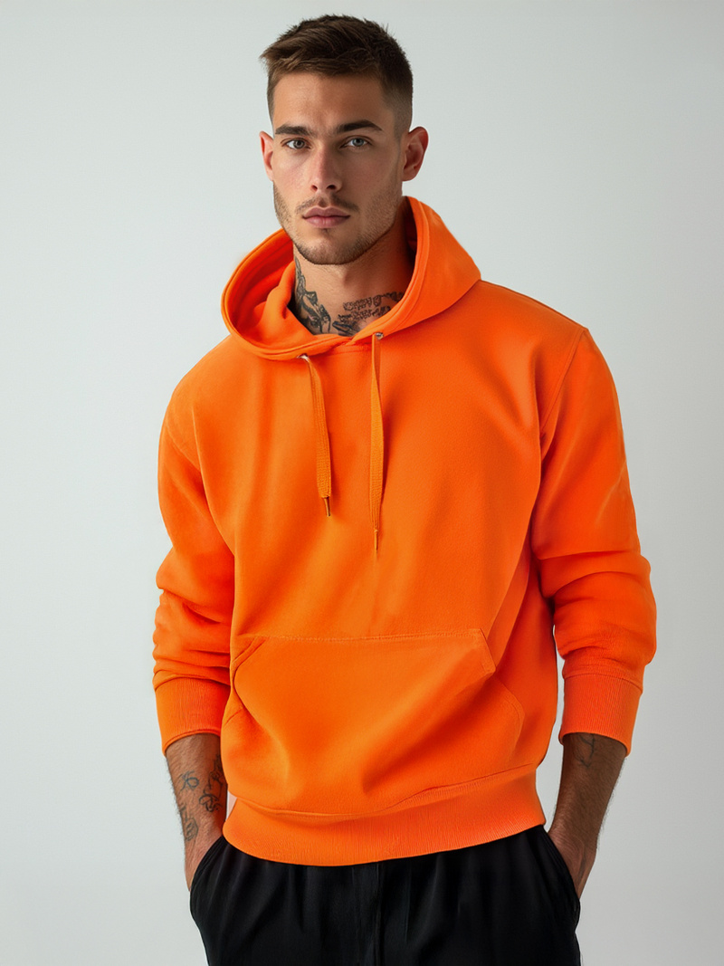 Men's Hoodie - Orange OZONEE JS/2009Z