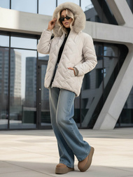 Women's Jacket - Light Grey OZONEE JS/16M9296/280