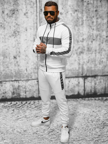 Men's Tracksuit - White OZONEE JS/8C8115/1