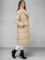 Women's Jacket - Beige OZONEE JS/M737/62Z