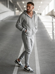 Men's Tracksuit - Grey OZONEE JS/68C10386/2Z