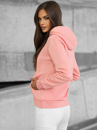 Women's Hoodie - Powder pink OZONEE JS/W02Z