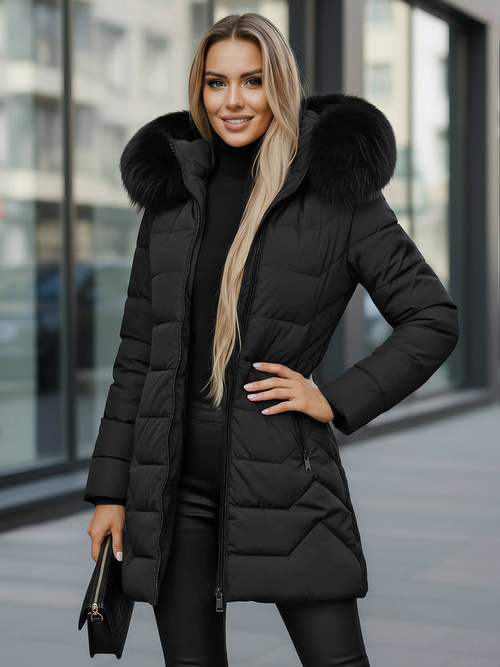 Women's Jacket - Black OZONEE JS/16M9121/392Z