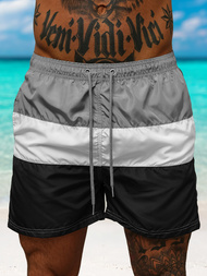 Men's shorts - gray/black OZONEE JS/17K567/8