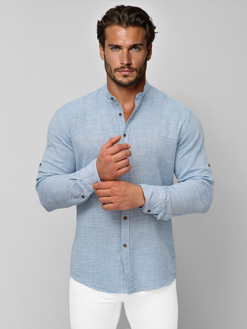 Men's Shirt - Blue OZONEE O/V157