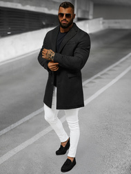 Men's Coat - Black OZONEE JB/1047Z