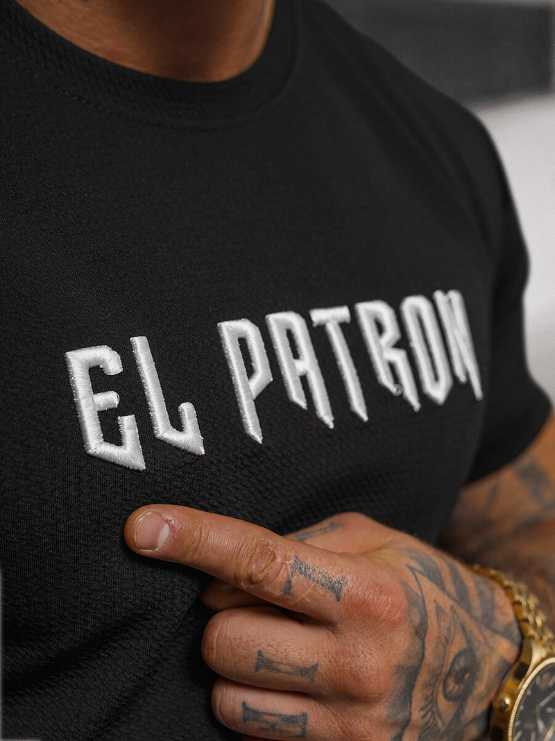 Men's T-shirt - Black OZONEE O/T7283