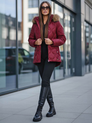 Women's Jacket - Burgundy OZONEE JS/5M3226/1Z
