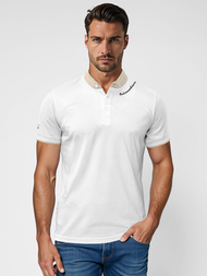 Men's Polo Shirt - White OZONEE O/YN2/575