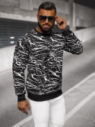 Men's Sweatshirt - Black OZONEE JS/8B1222/3