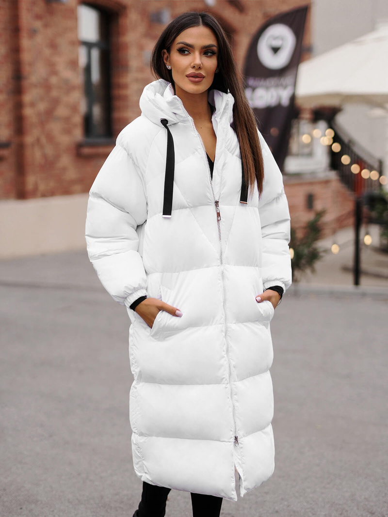 Women's Jacket - White OZONEE JS/5M3163/281Z