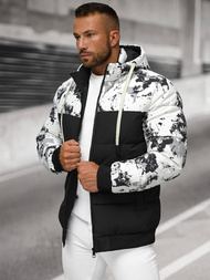 Men's Winter Jacket - White/Black OZONEE JS/31M5030/392