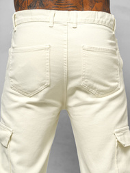 Men's Trousers - Ecru OZONEE DO/4001