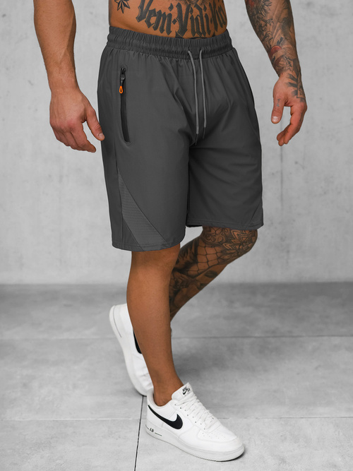 Men's sports shorts - grafitové OZONEE JS/12K1800/5