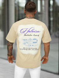 Men's T-shirt - Beige OZONEE O/YN2/632