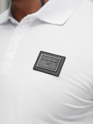 Men's Polo Shirt - White OZONEE NB/MT3124