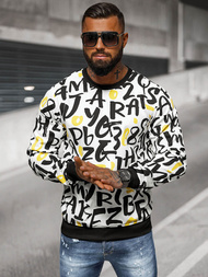Men's Sweatshirt - White OZONEE JS/8B1220/1