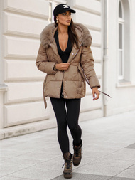 Women's Jacket - Beige OZONEE JS/16M9206/62