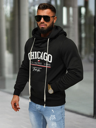 Men's Hoodie - Black OZONEE O/TT30508