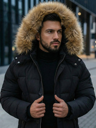 Men's Jacket - Black OZONEE JS/5M3122/392Z