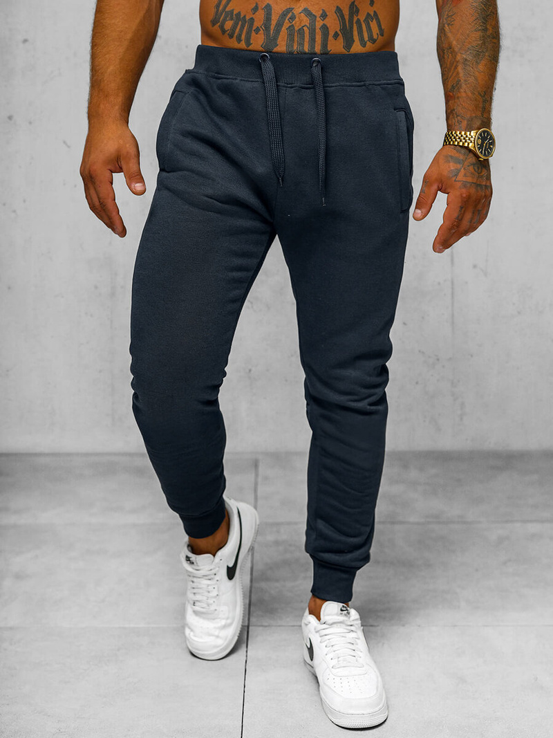 Men's Sweatpants - Navy blue OZONEE JS/XW01Z
