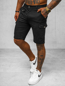 Men's Chino Shorts Black OZONEE NB/MP0188N
