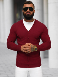 Men's Jumper - Burgundy OZONEE NB/MM6006/7Z