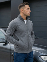 Men's Sweatshirt - Dark Grey OZONEE JS/2002Z