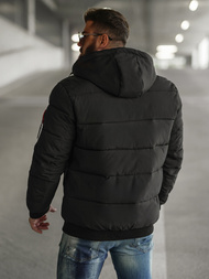 Men's Winter Jacket - Black OZONEE JS/31M5031/392Z