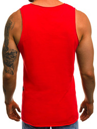OZONEE O/1205 Men's Tank Top - Red