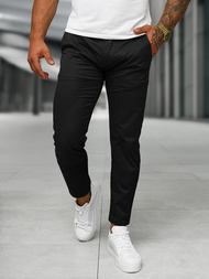 Men's Chinos - Black OZONEE BL/SK222/1