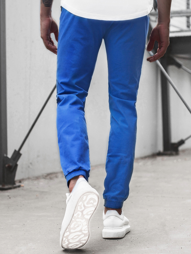 Men's Chino Joggers - Cobalt OZONEE JB/JP1145/6