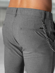 Men's chinos - dark grey OZONEE DJ/3300Z
