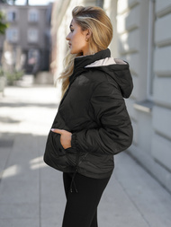 Women's Jacket - Black/Beige OZONEE JS/16M9315/392B