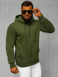 Men's Hoodie - Khaki OZONEE JS/2008Z