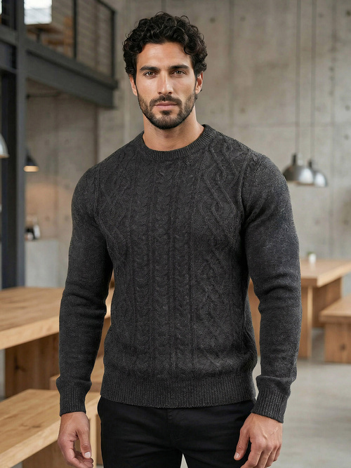 Men's Jumper - Anthracite OZONEE JS/59B3610/5