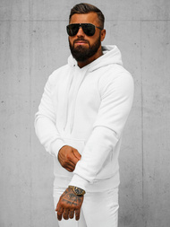Men's Hoodie - White OZONEE JS/2009Z