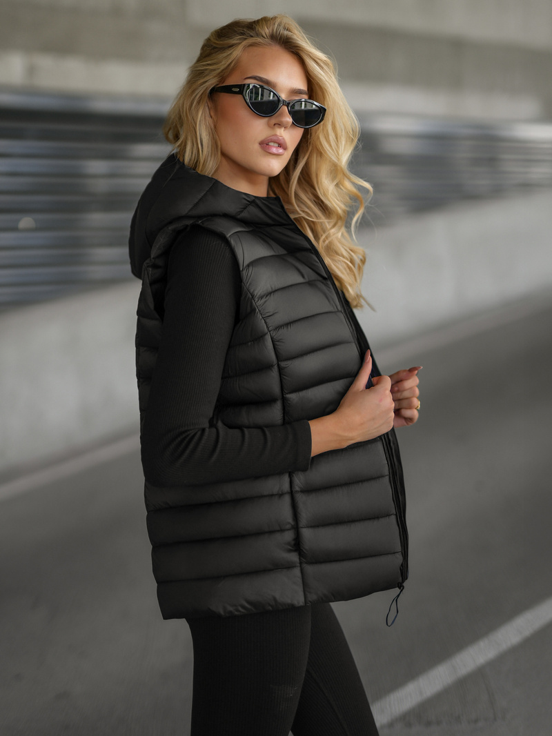 Women's Gilet - Black OZONEE JS/11Z8225