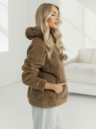 Women's Hoodie - Camel OZONEE JS/HH192/157