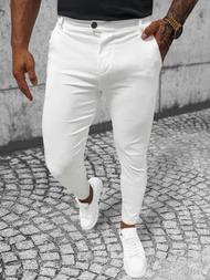 Men's Chinos - Ecru OZONEE O/P4049