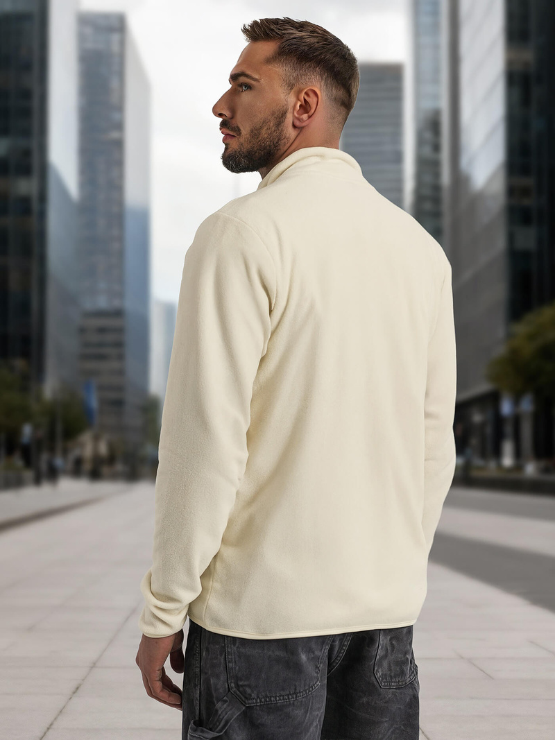 Men's Sweatshirt - Ecru OZONEE JS/HH016/1