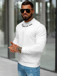 Men's Sweatshirt - White OZONEE O/P2027Z