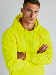 Men's Hoodie - Yellow neon OZONEE JS/2009Z 