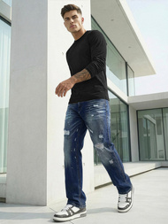 Men's Jeans - Blue OZONEE O/KK2885Z