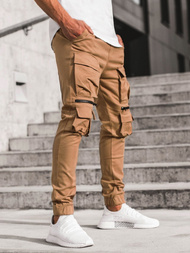 Men's Joggers - Camel OZONEE G/2787