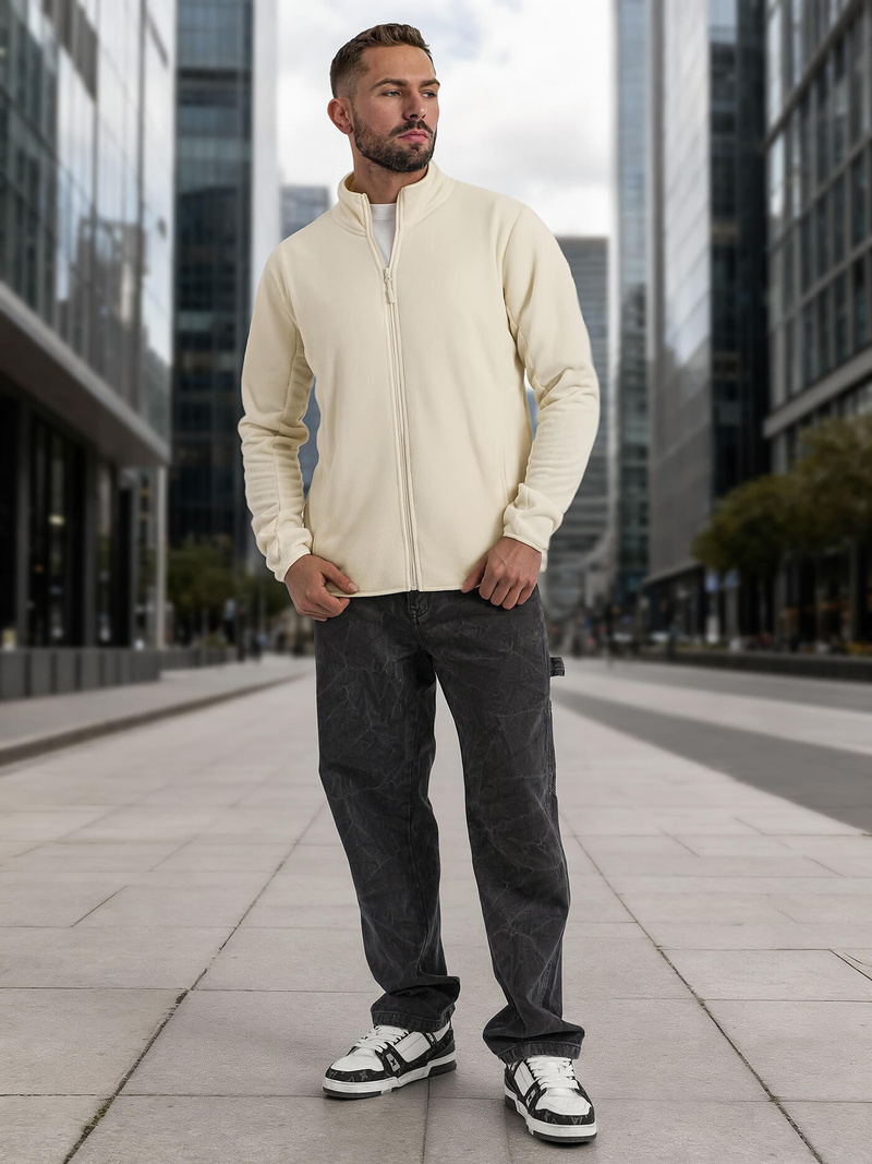 Men's Sweatshirt - Ecru OZONEE JS/HH016/1