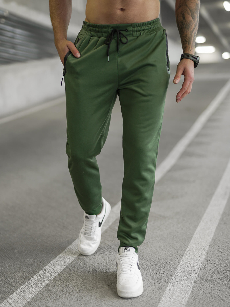 Men's Sweatpants - Khaki OZONEE JS/17K1998/29