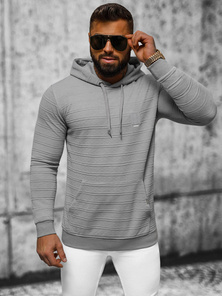 Men's Hoodie - Grey OZONEE O/TB2272