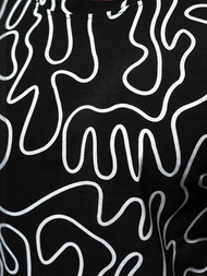 Men's T-shirt - Black OZONEE JS/8T1198/3