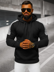 Men's Hoodie - Black OZONEE JS/8B1311/3